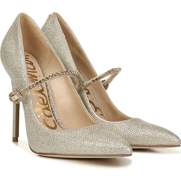 Sam Edelman Shoes - Sam Edelman Debrah Crystal Mary Jane Pointed Toe